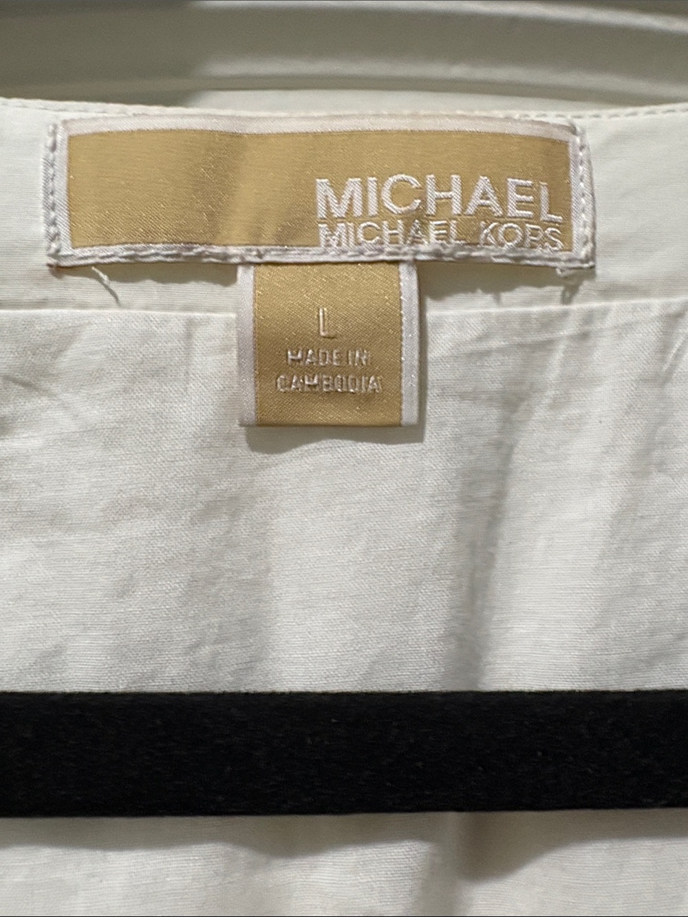 🤍 NWT Michael Michael Kors White Wrap Midi Dress – Size Large – MSRP $295 - Picture 4 of 8
